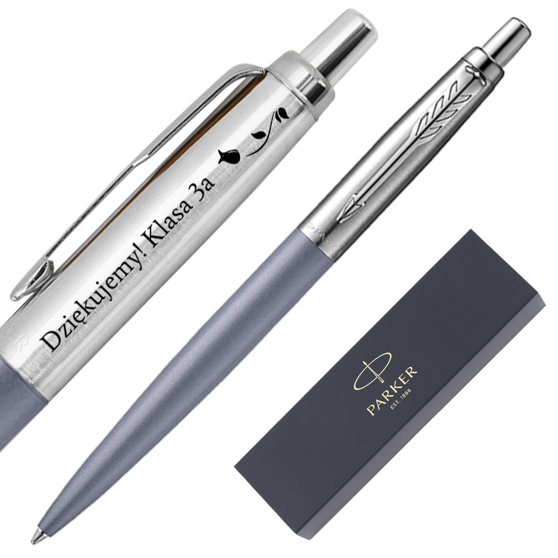 Długopis kulkowy Parker Jotter XL Grey CT z grawerem laserowym