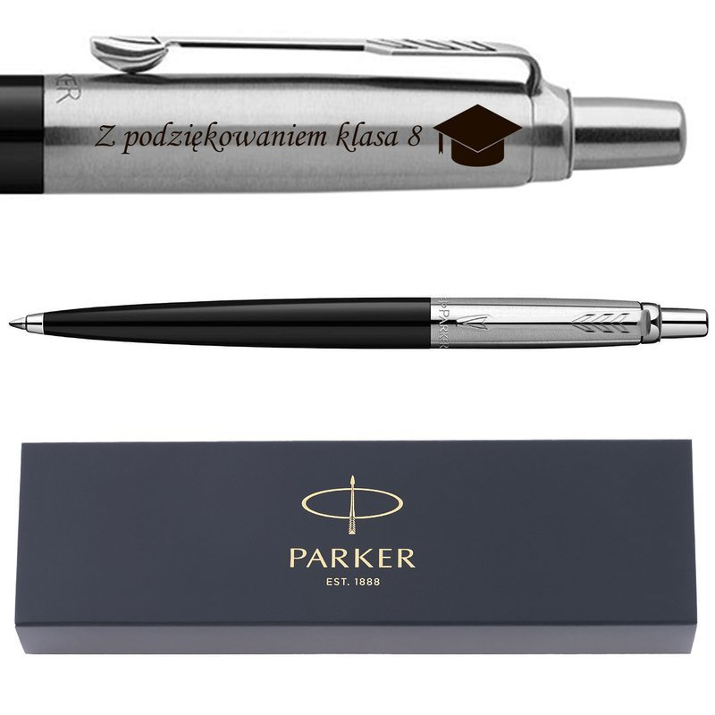 Parker Jotter Special Czarny – długopis z grawerem i etui