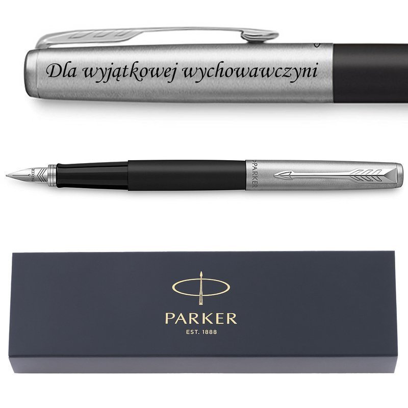 Pióro wieczne Parker Jotter Special czarne z grawerem dla nauczyciela