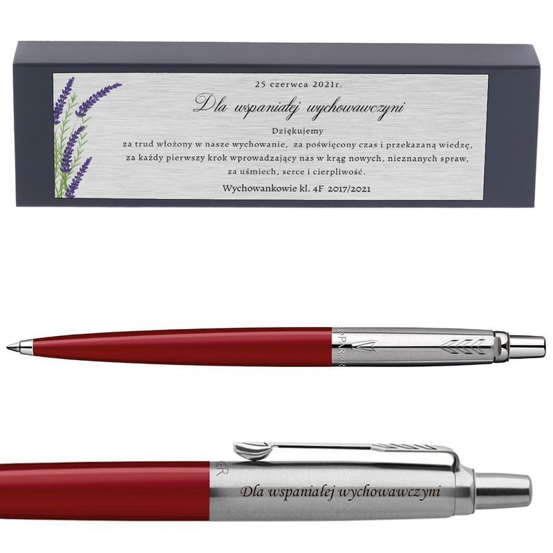 Długopis Jotter Special Czerwony Prezent z Twoim Grawerem i Dedykacją