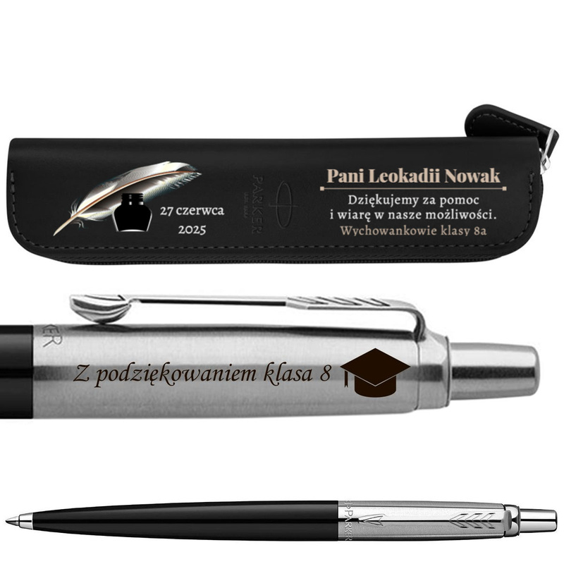 Długopis Parker Jotter Special czarny z grawerem + etui UV