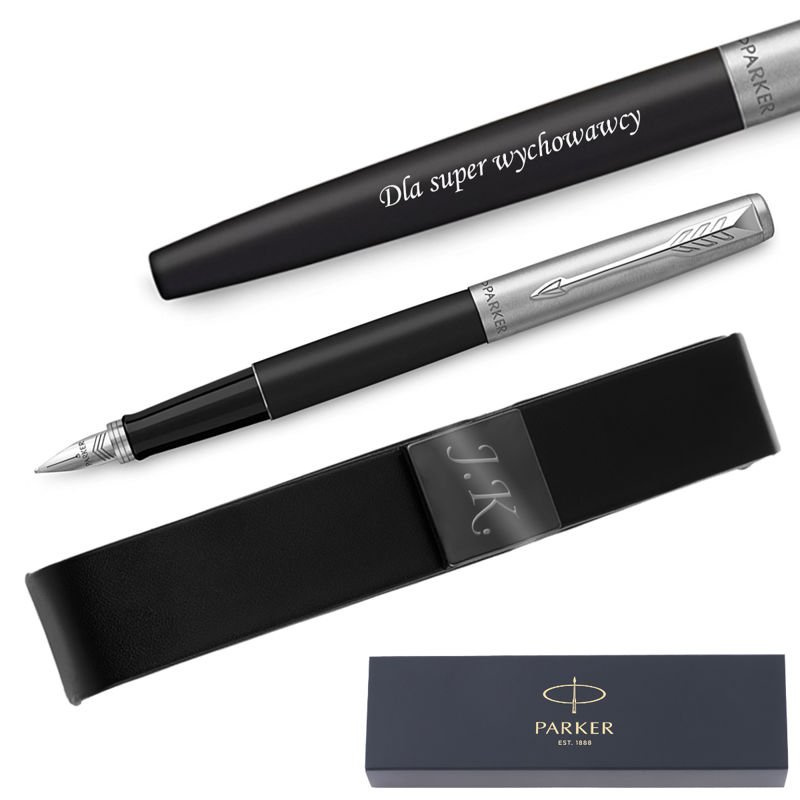 Pióro wieczne Jotter Parker Bond Street CT Czarne + Etui Grawer