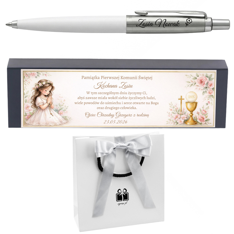 Długopis Parker Jotter BP60 z grawerem – elegancki prezent na Pierwszą Komunię Świętą