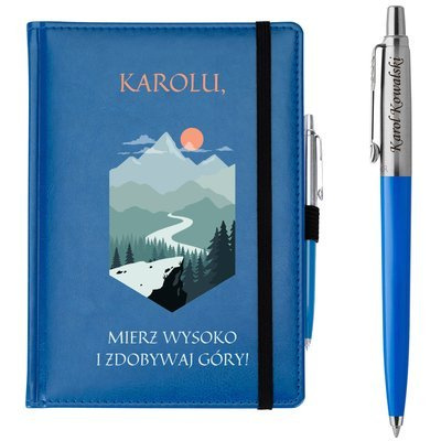 nadruk + długopis
