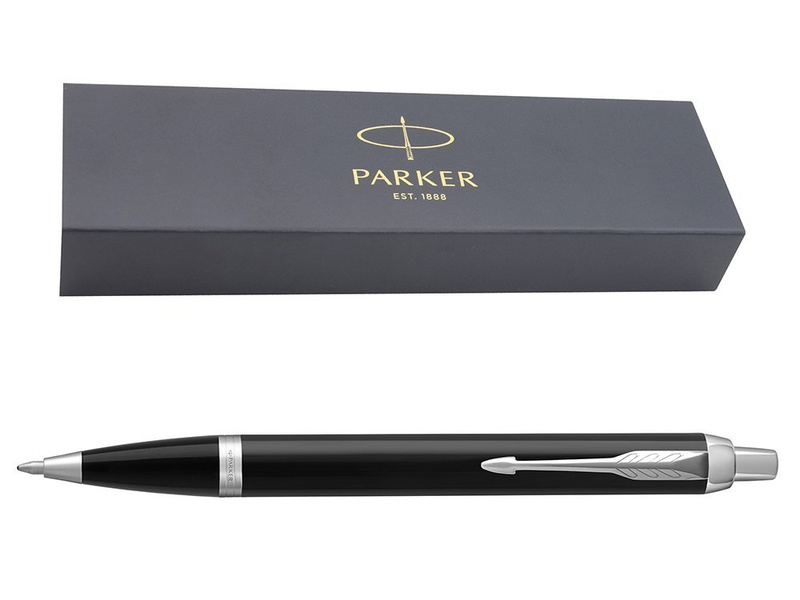 Długopis Parker IM Black CT z grawerem laserowym i etui