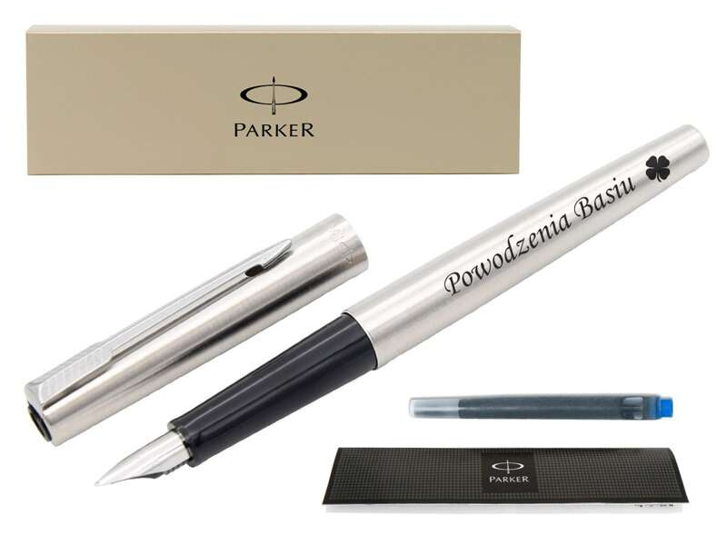 Pióro wieczne Parker Jotter stalowe CT w etui z grawerem