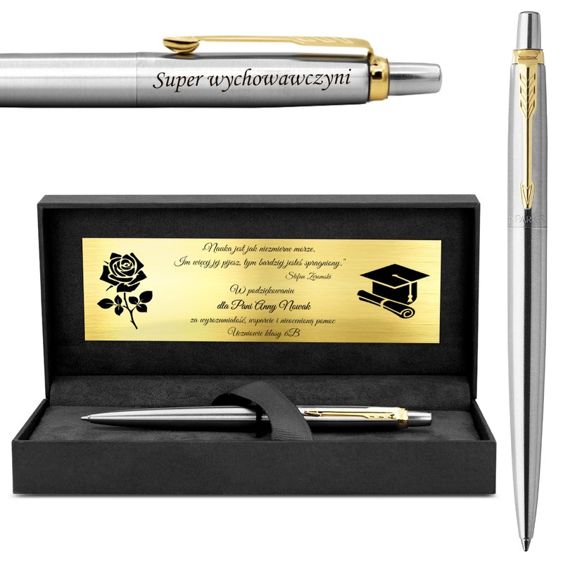 Długopis Parker Jotter stalowy GT