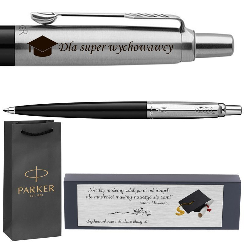 Długopis Jotter Special Czarny Torebka Prezent z Twoim Grawerem i Dedykacją