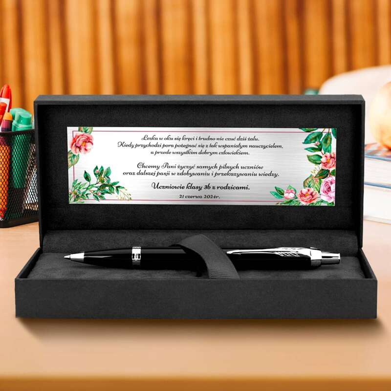 Długopis z grawerem / Parker Im / Długopis Black Ct / Grawer / Dedykacja / Zestaw / Pudełeczko + długopis