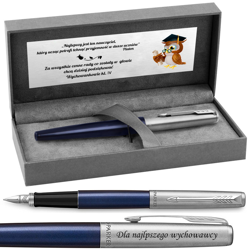 Pióro wieczne Parker Jotter Royal Blue z grawerem w pudełku